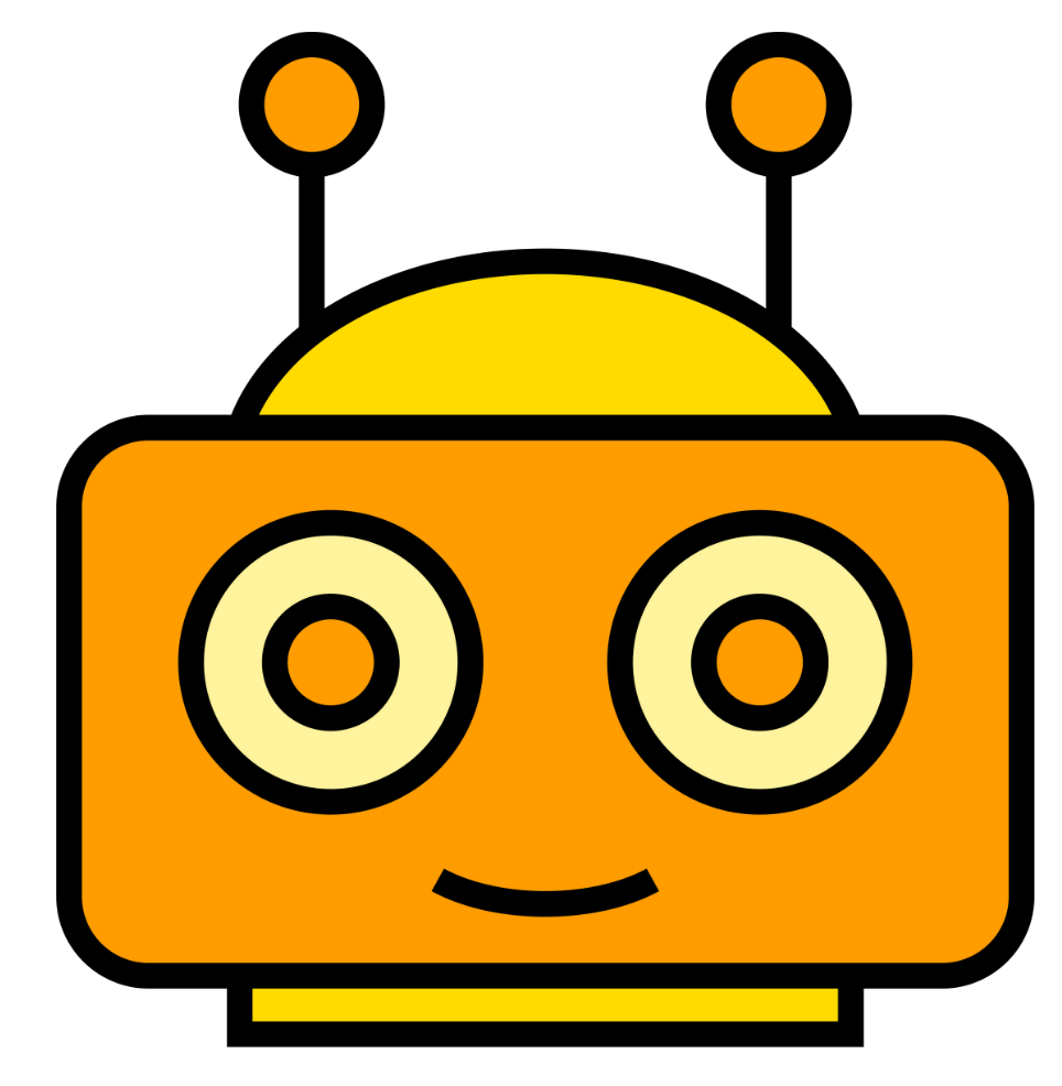 a yellow robot head